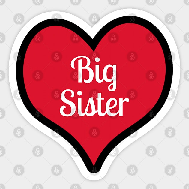 big sister love heart Sticker by FromBerlinGift